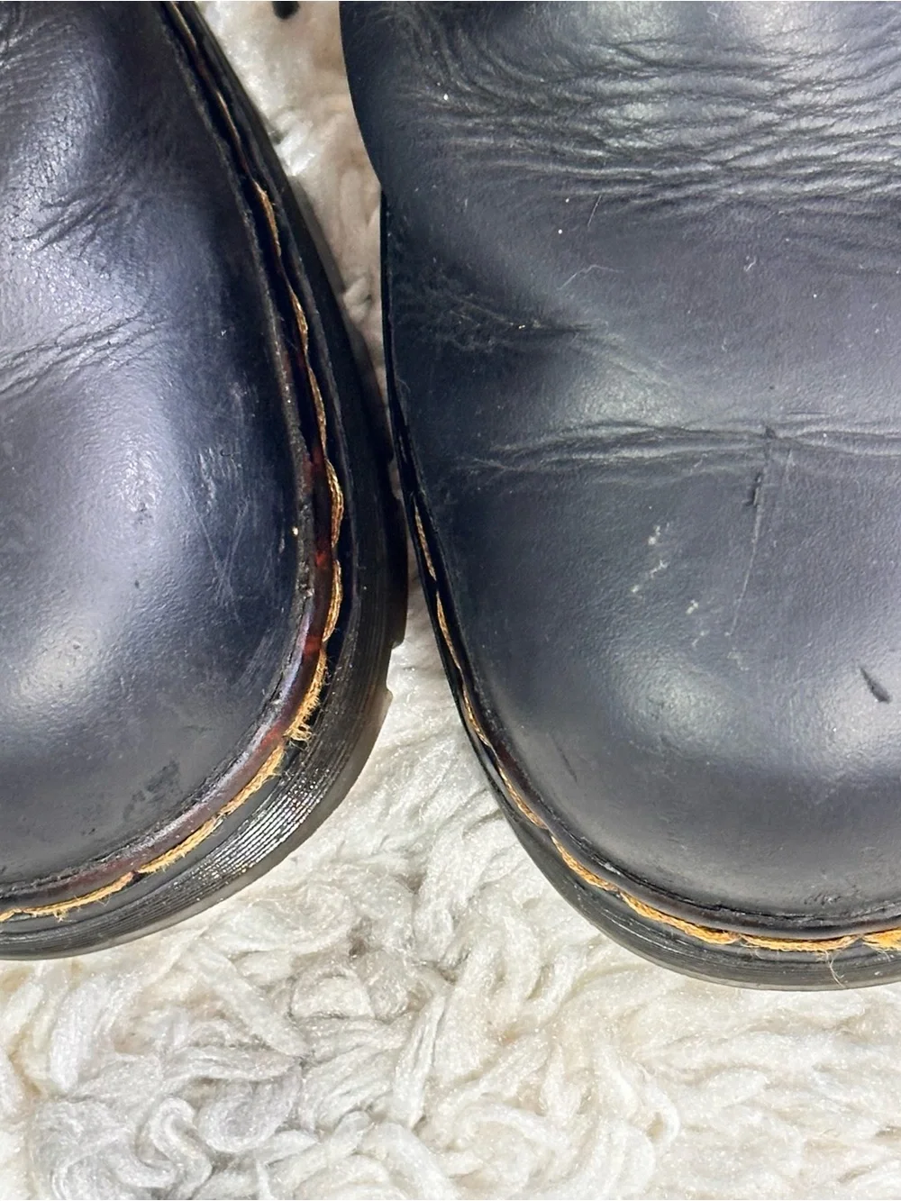 Dr. Martens Black Industrial Leather Work Boots